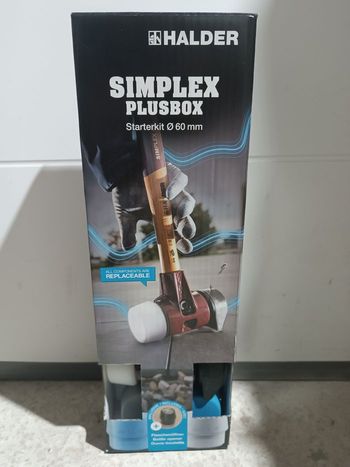 🔨 Maillet HALDER SIMPLEX PlusBox – Starterkit Ø60 mm – Neuf
