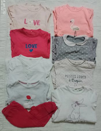 Kiabi Orchestra Obaïbi pyjamas coton velours 12 mois