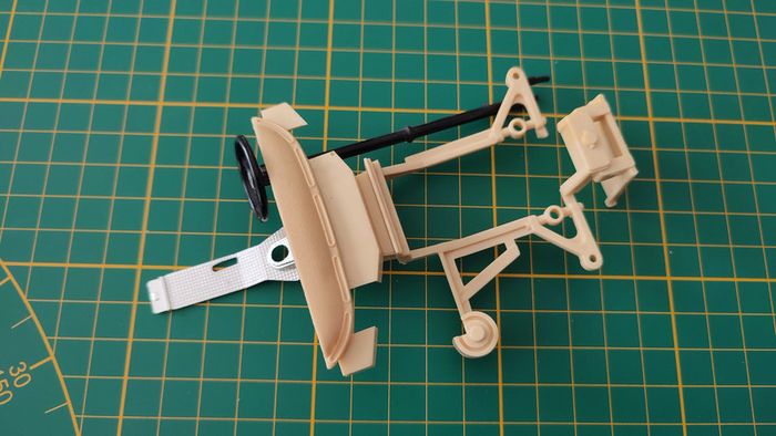 Tableau de bord + volant pièce détachée miniature jaguar type E 1961 1/18 burago #B38