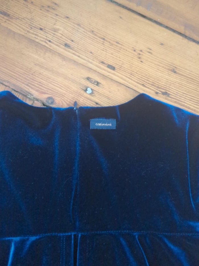 Robe velours et tulles paillettes fêtes cérémonie 8 ans catimini - photo numéro 6