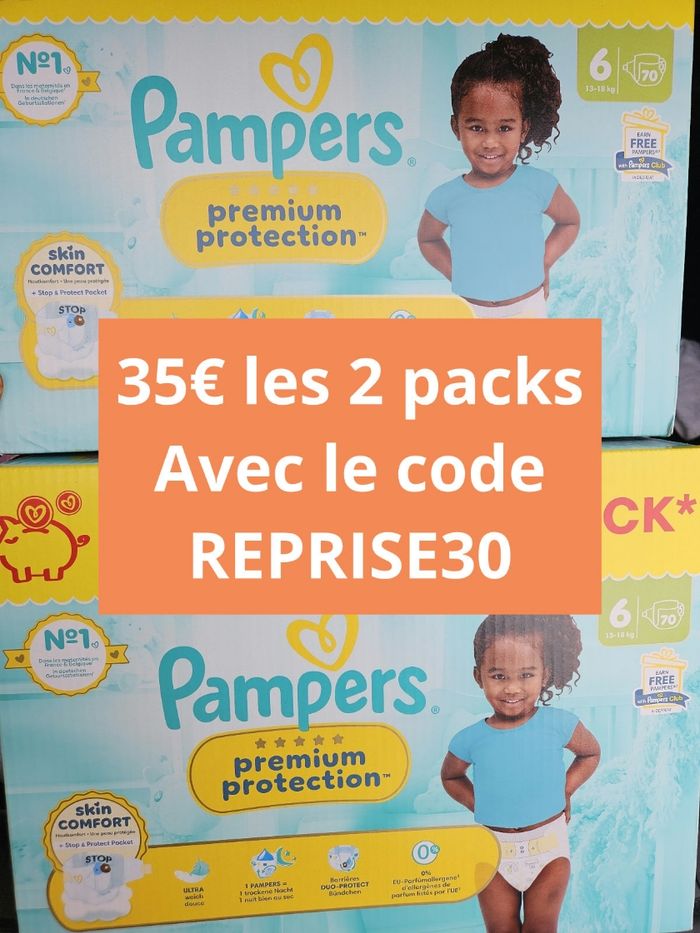 Pampers taille 6