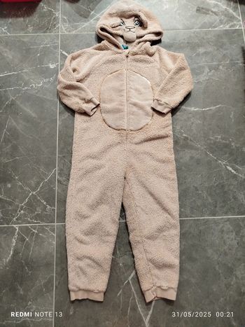 Pyjama pilou pilou 1 piece combinaison Disney roi lion fille 5/6 ans