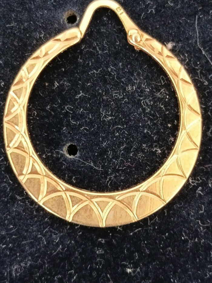 Créoles plaqué or . - photo numéro 5