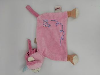 Doudou Licorne Rose Bengy