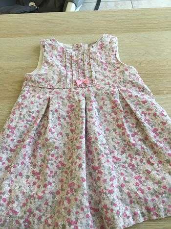 Robe velours grain de blé