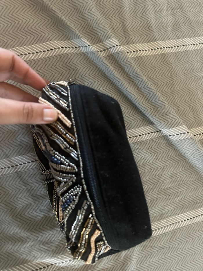 Trousse maquillage perles neuve - photo numéro 2