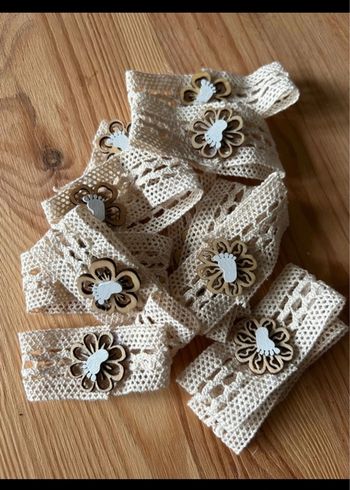 Lot 12 ronds de serviette babyshower