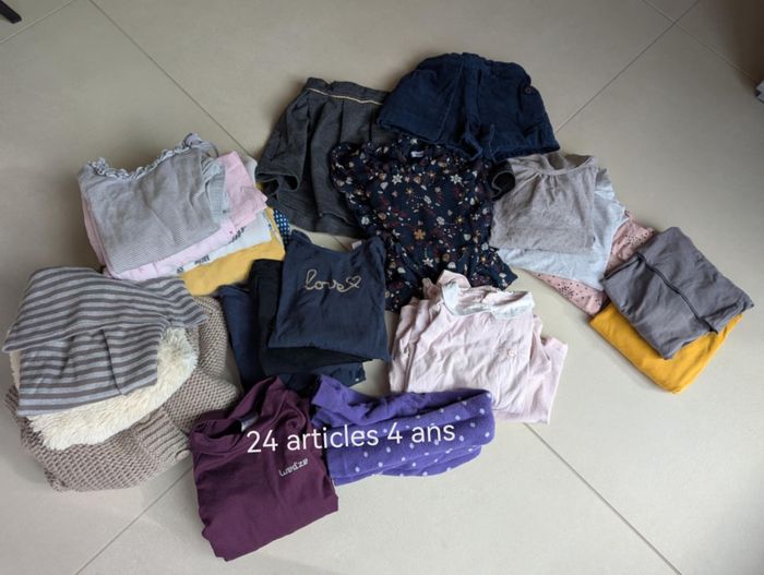 Lot automne hiver 24 articles - 4 ans