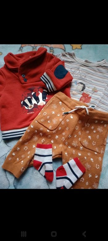 Ensemble chaud 4 pièces 6 mois