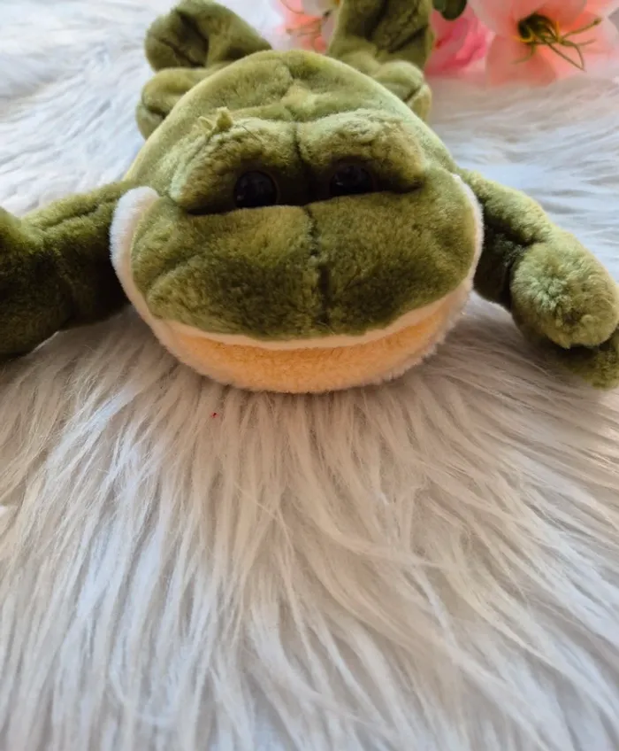 Peluche grenouille - photo numéro 2