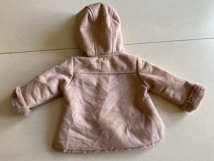 Manteau à capuche fourré Zara - photo numéro 4