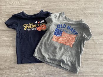 Lot de 2 t shirt