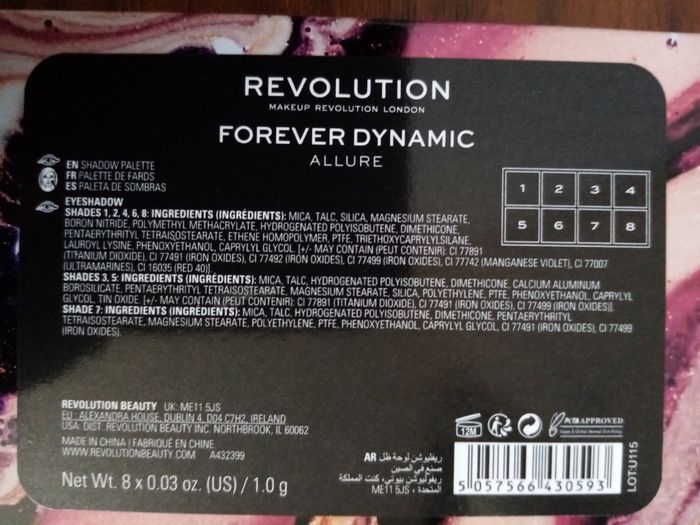 Shadow palette (forever dynamic) - photo numéro 7