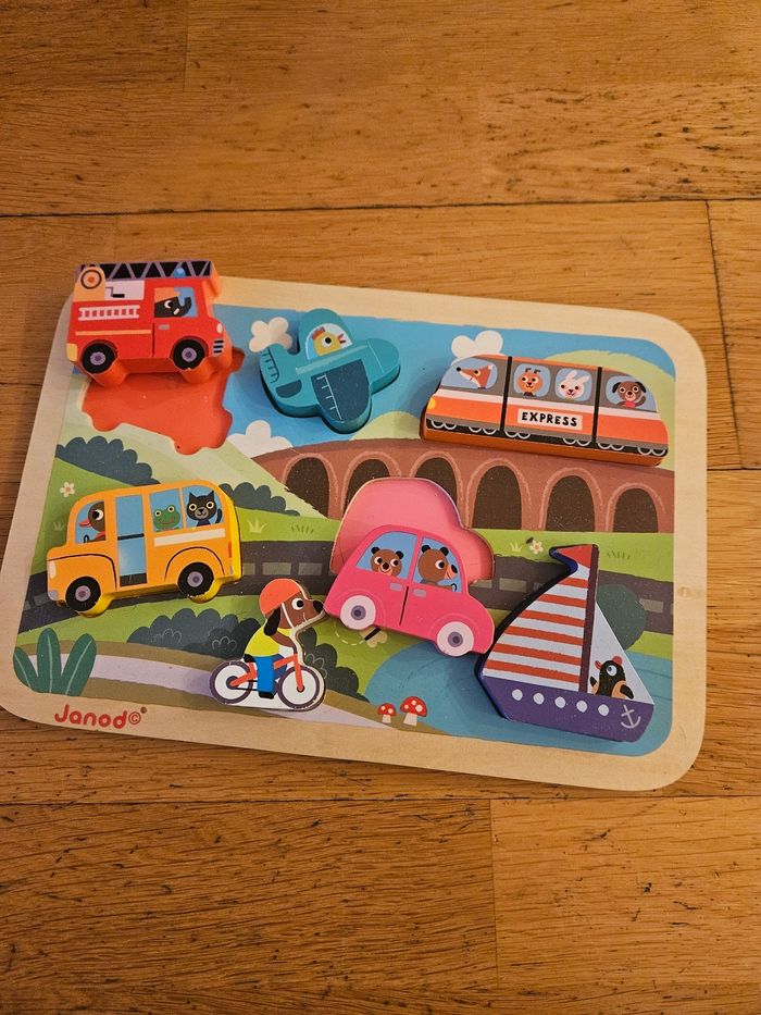 Puzzle moyens de transport - photo numéro 2