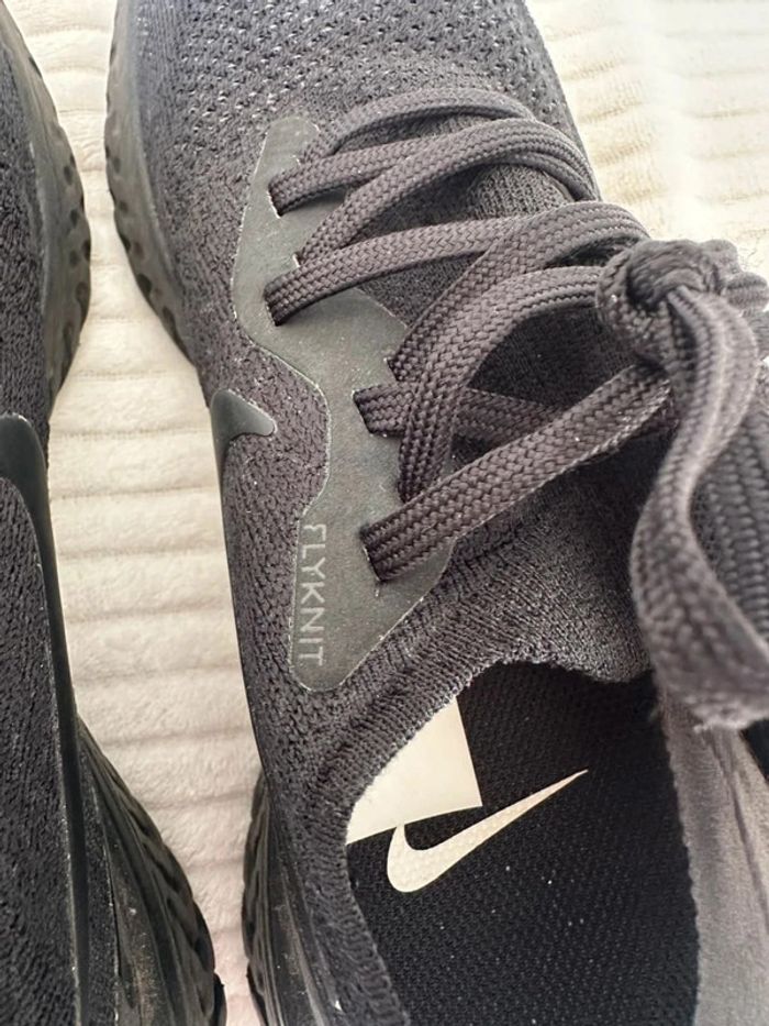 Nike chaussures noires epic react flyknit taille 41 - photo numéro 5