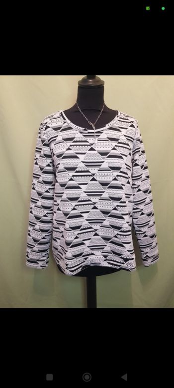 Pull noir et blanc - Esmara - T42/44