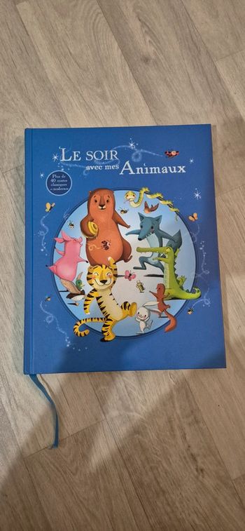 Livre - le soir avec mes animaux