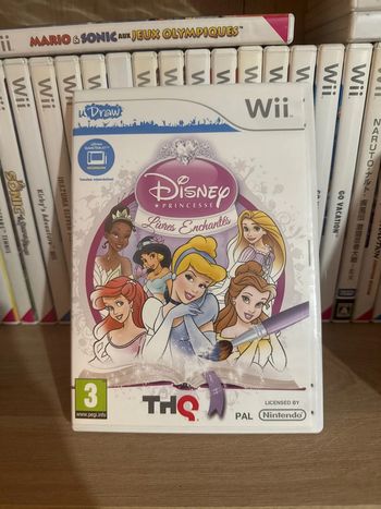 Disney princesse livres enchantés jeu Wii u draw