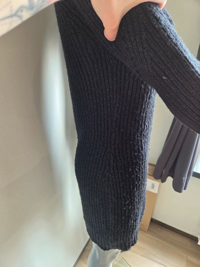 Robe noire- cache cache-Robe longue - photo numéro 3