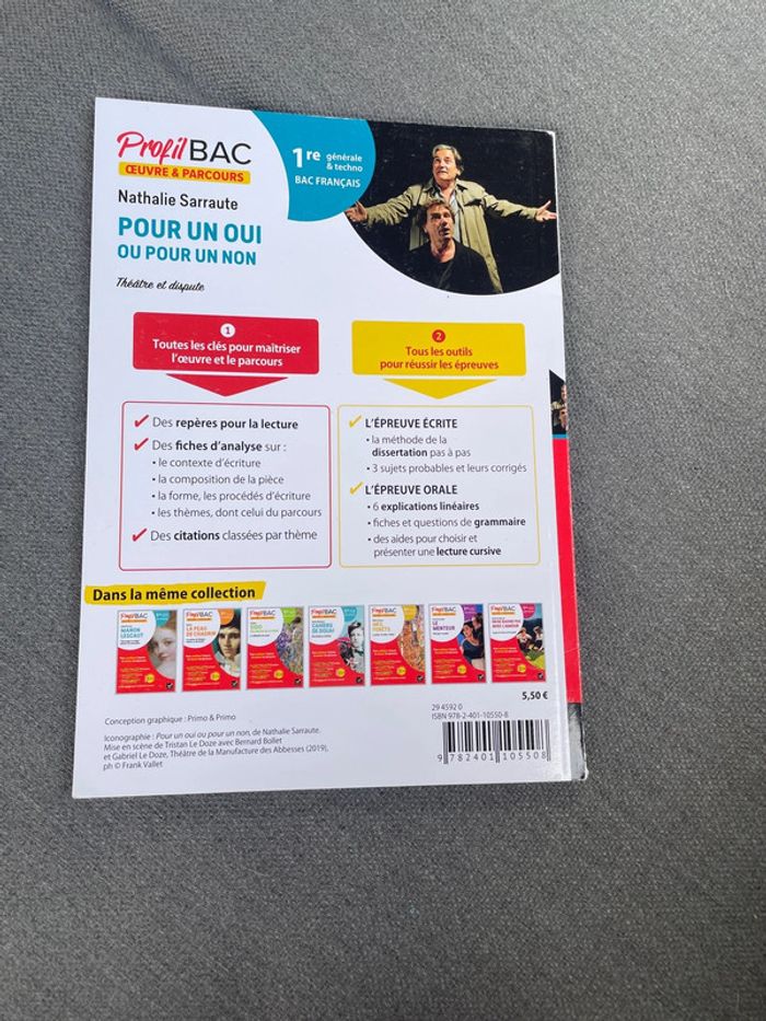 français bac Nathalie sarraute étude analyse oui non - photo numéro 2