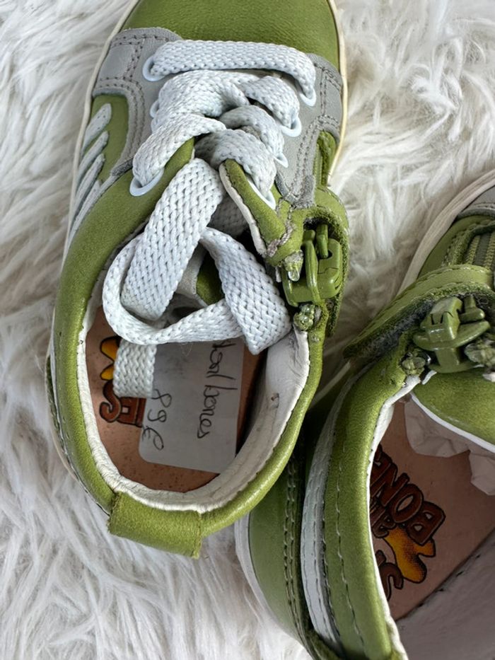 Paire de basket coloris pistache Stones and Bones taille 20 - photo numéro 6