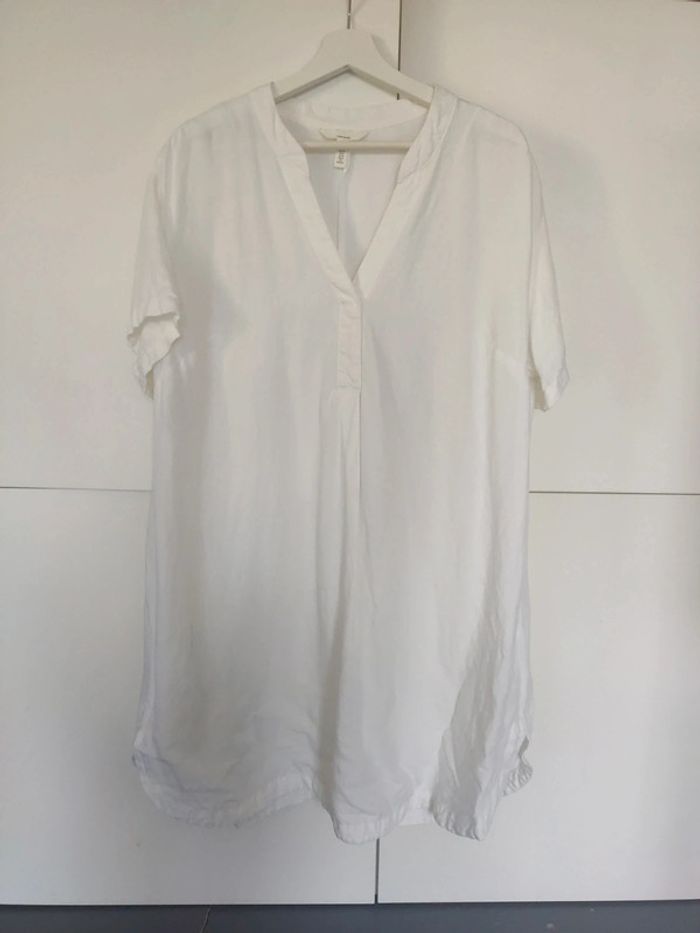 H&M tunique robe 52 % lin