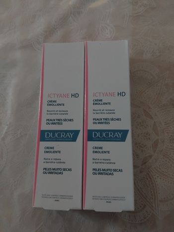 Ducray 2 ictiyane HD crème émolliente neuf