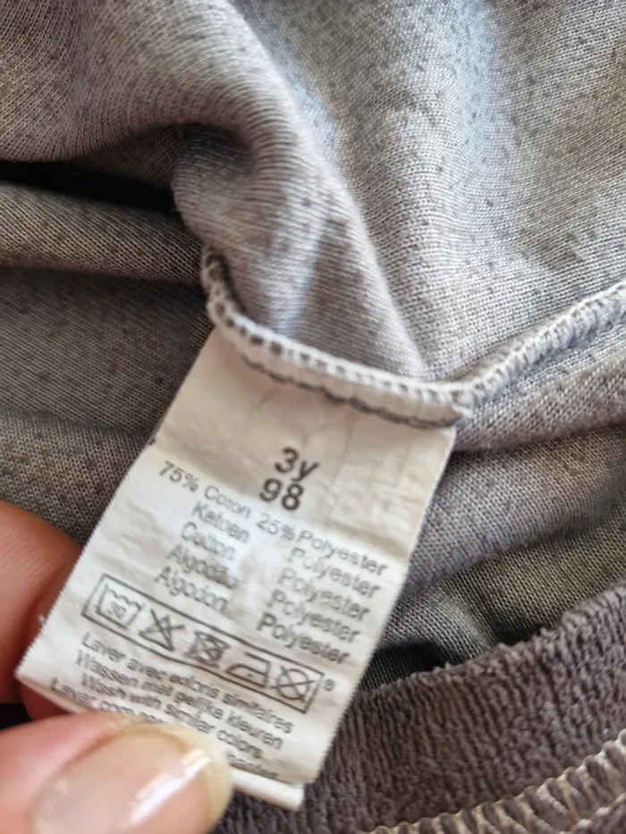 Ensemble pyjama mixte 3 ans J&G Nightwear Gris Ours géométrique coton polyester - photo numéro 10