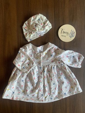 Robe et chameau Du pareil au même 3 mois fleurs