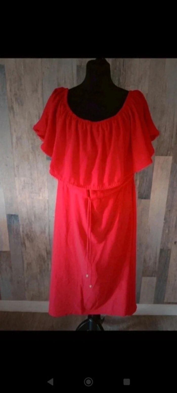 Robe rouge la redoute 44