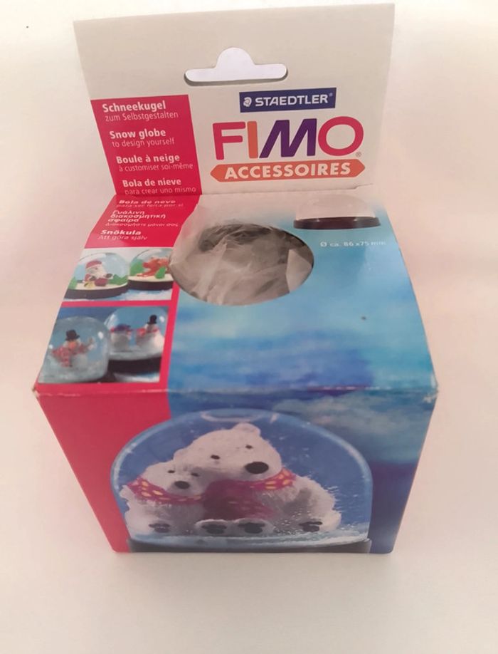 Boule à neige fimo