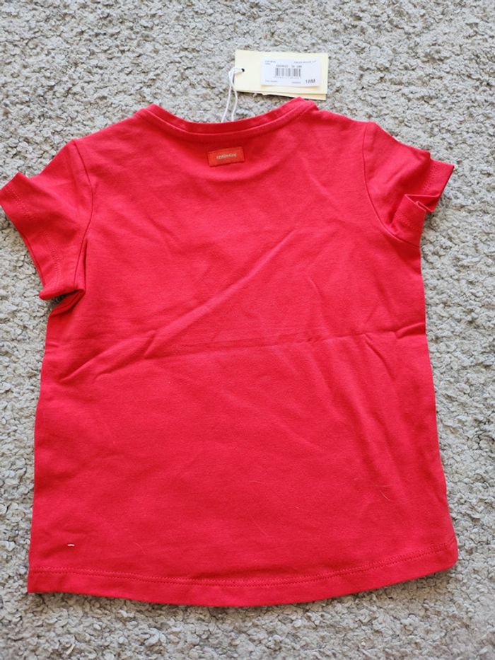 Tee-shirt rouge 18 mois Catimini - photo numéro 4