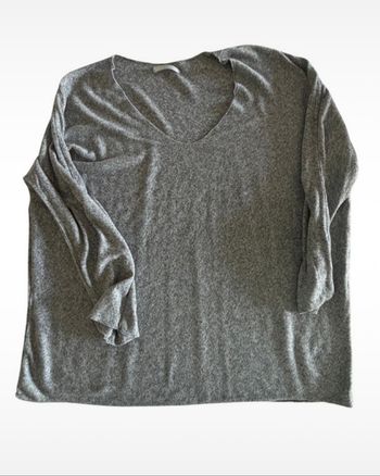 Pull large gris