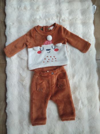 Ensemble Noël bébé garçon DPAM 6 mois