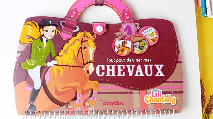 Cahier d'activité chevaux Lily chantilly
