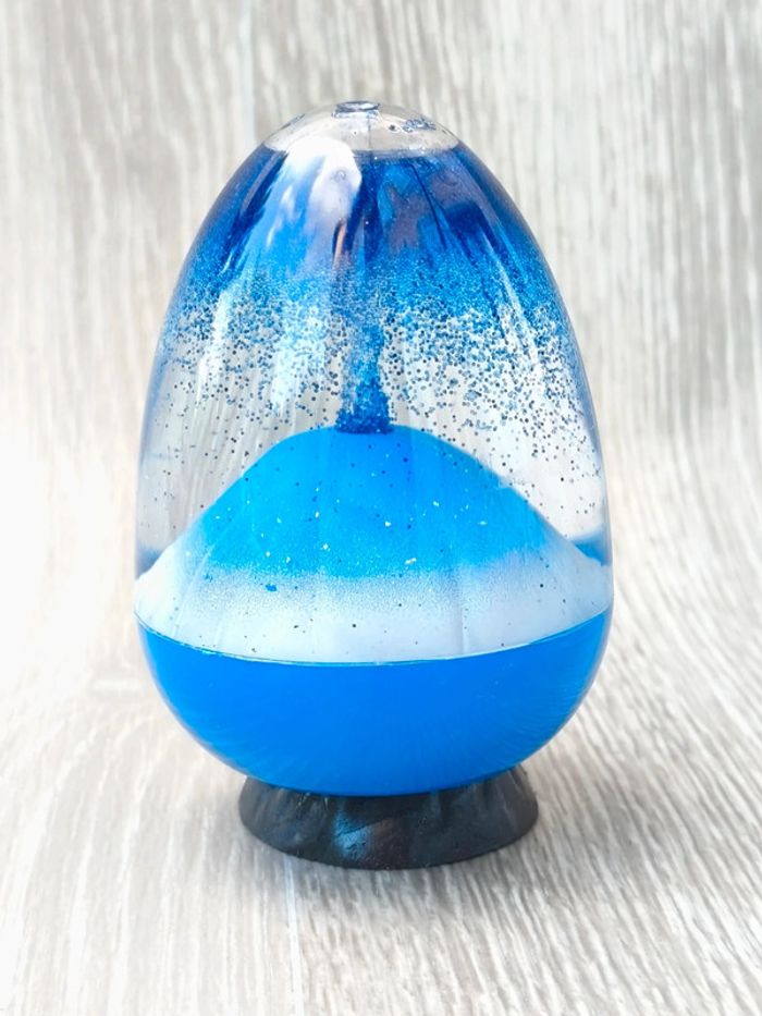 Sablier volcan bleu - photo numéro 2