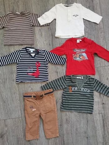 Lot vêtements garçon 6 mois