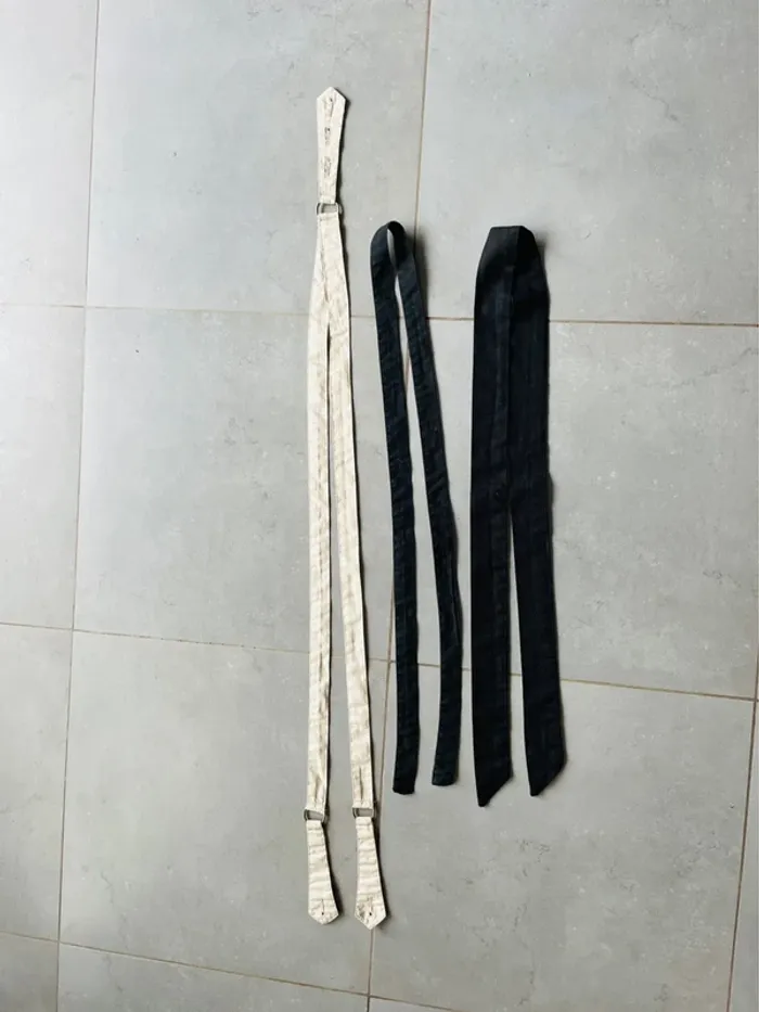 Lot ceintures en tissu été