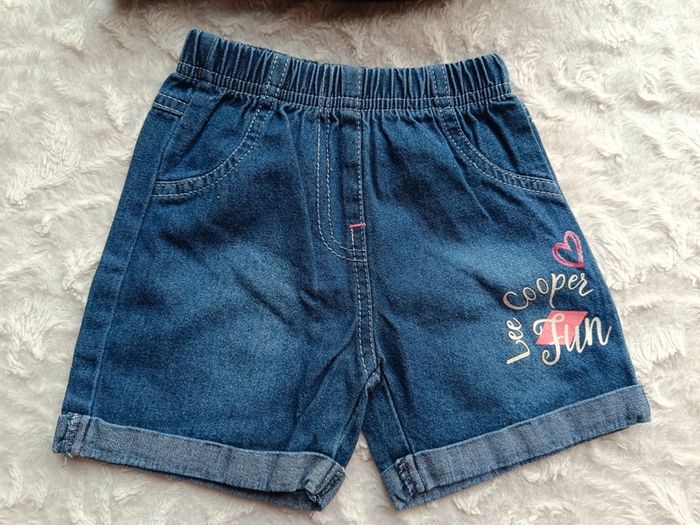 Short jeans Fille 18 mois Sun cœur Lee Cooper - photo numéro 2