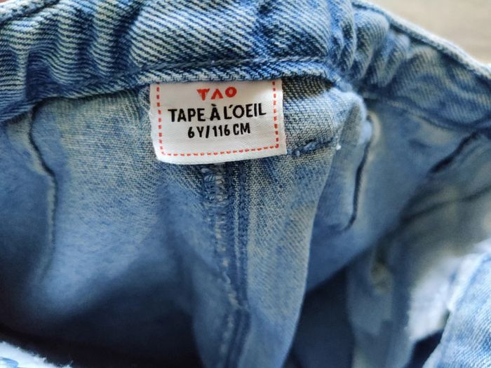 Jupe en jean TAO taille 6 ans - photo numéro 3