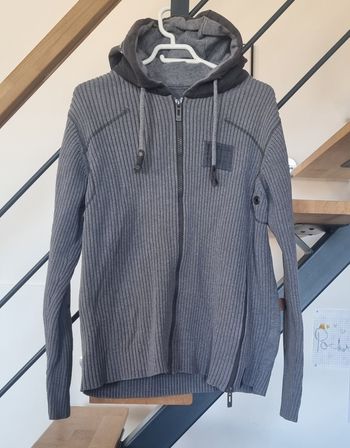 Cardigan à capuche homme
