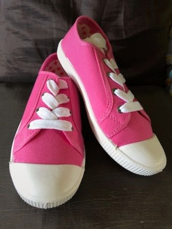 Baskets basses en toile T32