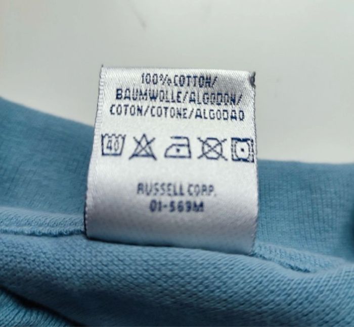 Polo bleu-gris pour homme taille S, Jerzees - photo numéro 3