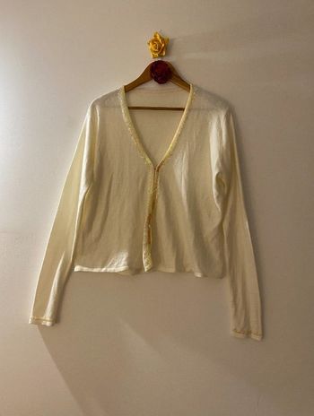 Alain Manoukian – Petit gilet à sequins et perles
