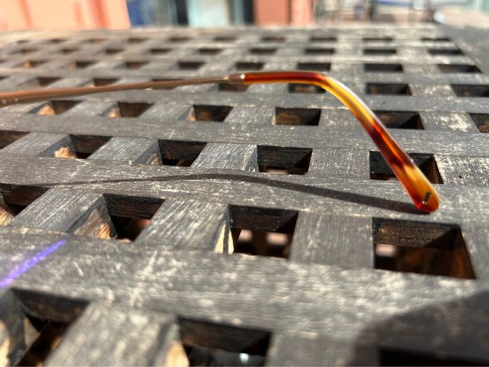 Lunettes de soleil Jimmy Fairly Pelote marron - photo numéro 7