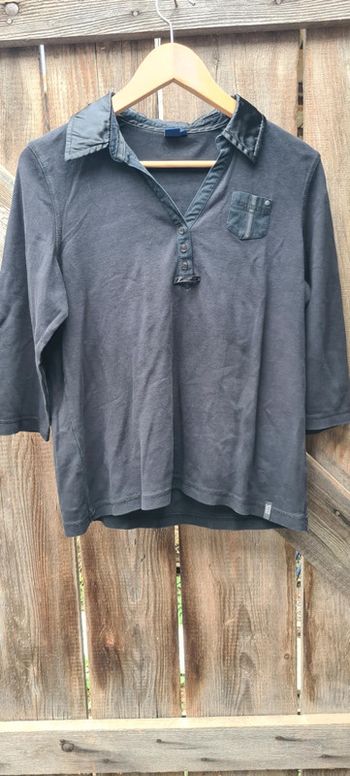 Blouse 3/4 noir Cecil