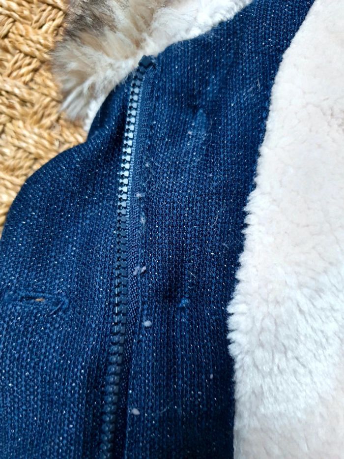 Manteau bleu Okaidi 12 mois - photo numéro 4