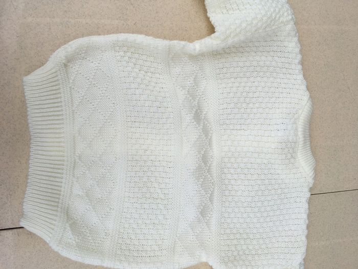 Gilet blanc 2 ans - photo numéro 2