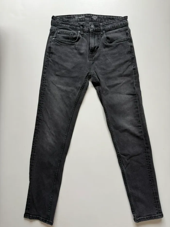 Jeans slim gris Celio