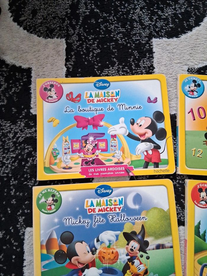 Lot de 6 livres ardoises La Maison de Mickey - photo numéro 2